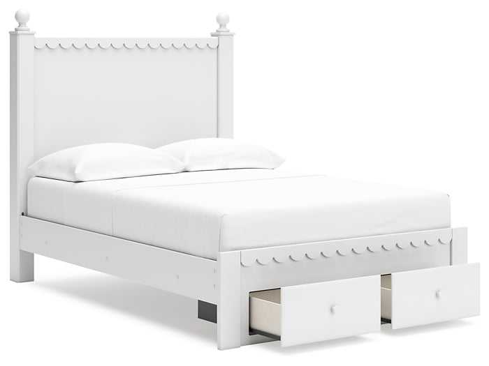 Mollviney Full Panel Storage Bed with Dresser