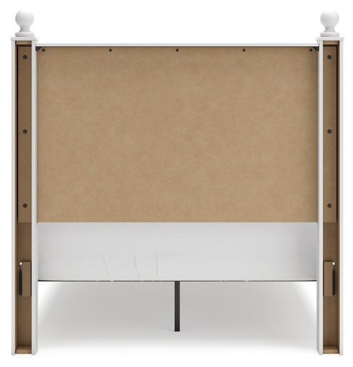 Mollviney Full Panel Bed with 2 Nightstands