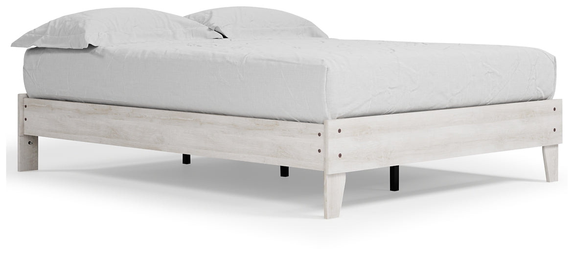 Shawburn Queen Platform Bed with 2 Nightstands