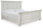 Robbinsdale Queen Panel Bed with Mirrored Dresser and Chest