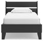 Socalle Twin Panel Platform Bed with Dresser