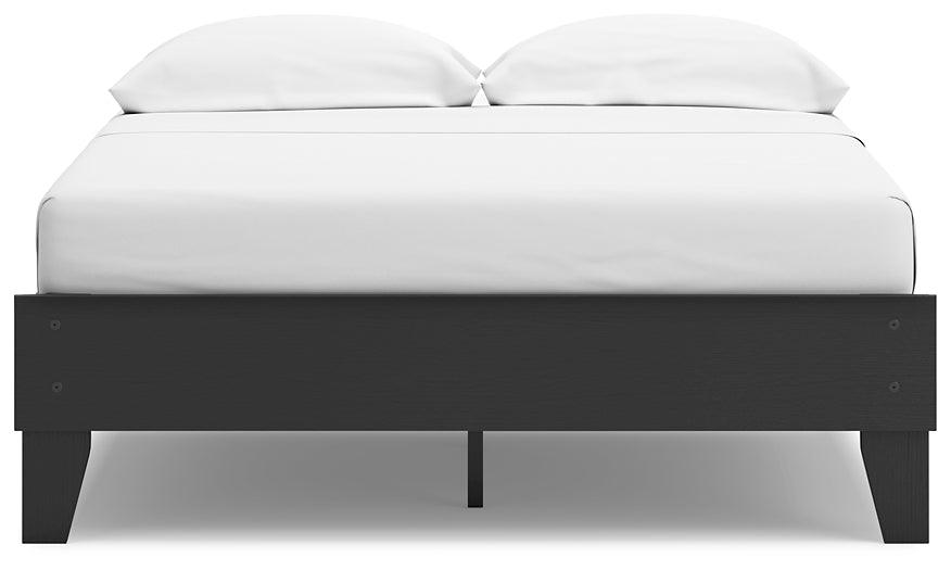 Socalle Full Platform Bed with Dresser and Nightstand