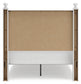 Mollviney Full Panel Headboard with 2 Nightstands