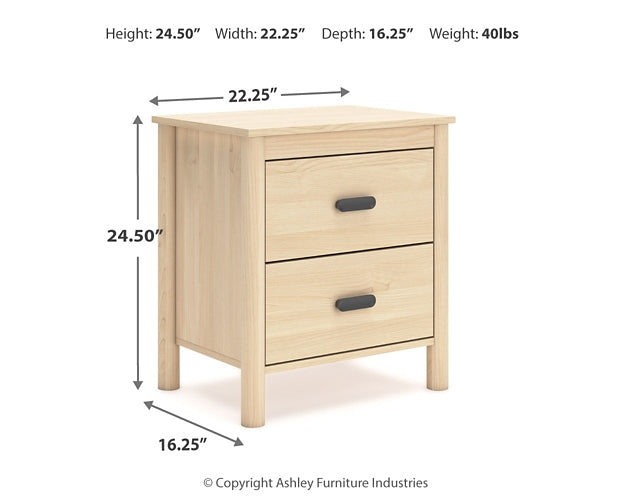 Cabinella Queen Platform Bed with Dresser and Nightstand