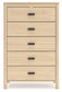 Cabinella Full Panel Headboard with Dresser and Chest