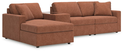 Modmax 4-Piece Sectional with Chaise and Storage Console