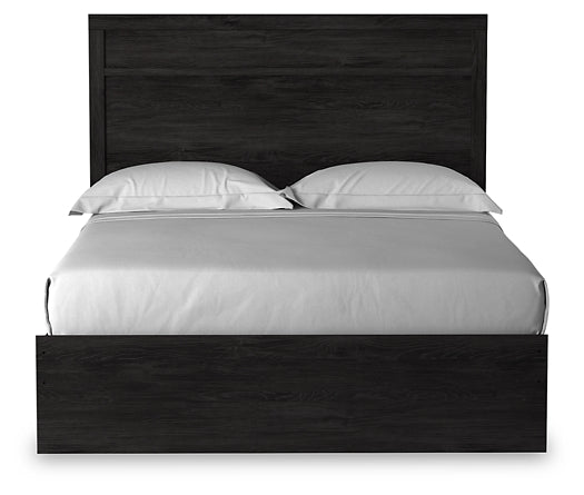 Belachime Queen Panel Bed with Dresser and 2 Nightstands