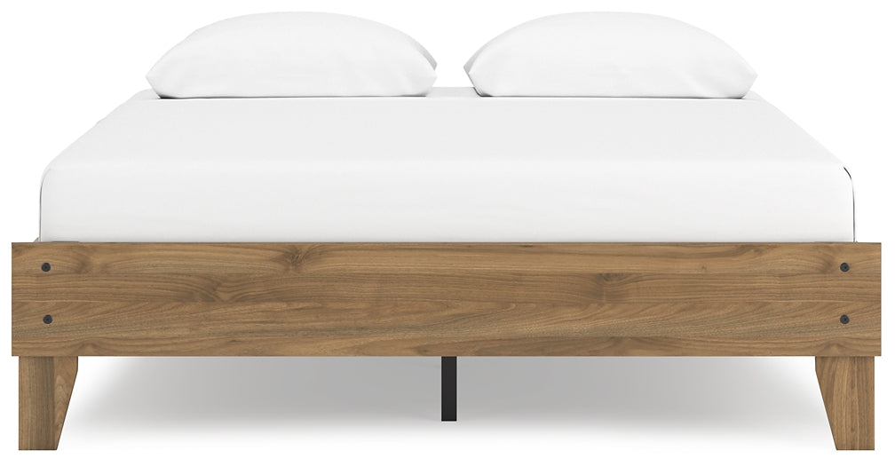 Deanlow Queen Platform Bed with 2 Nightstands