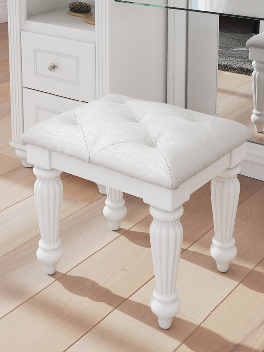 Kozlani Vanity Upholstered Stool