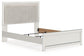 Zuraleus Queen Upholstered Panel Bed, Dresser and Mirror