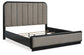 Rowanbeck King Upholstered Panel Bed, Dresser, Mirror, Chest and Nightstand